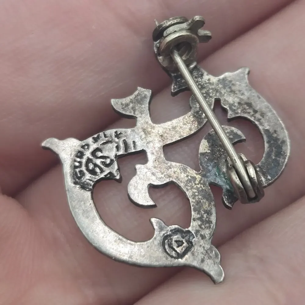 Vintage 925 Sterling Silver Mexico Initial 